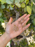Gold polish Diamond Pendant Set with chain
