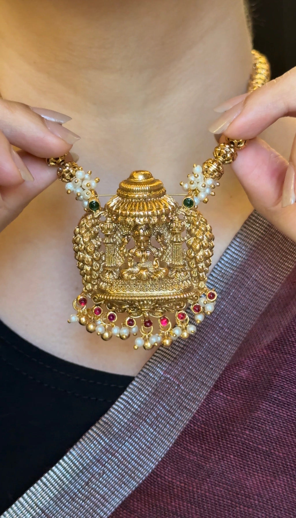 Goddess Haram With Heavy Jhumka