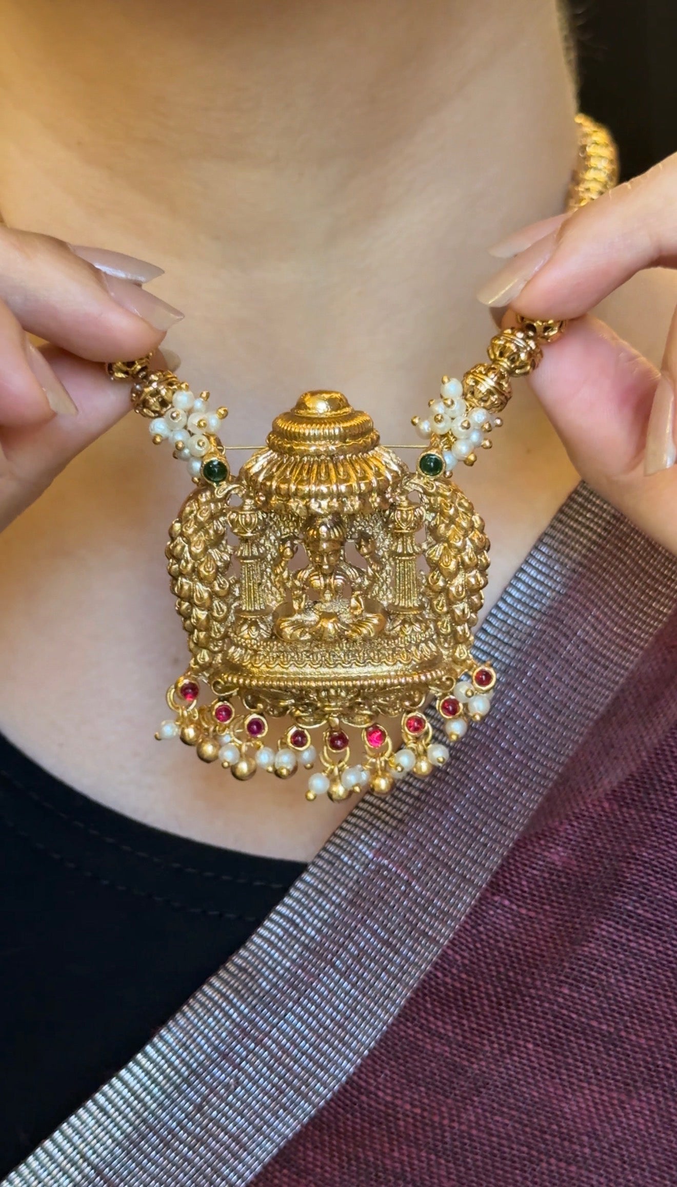 Goddess Haram With Heavy Jhumka