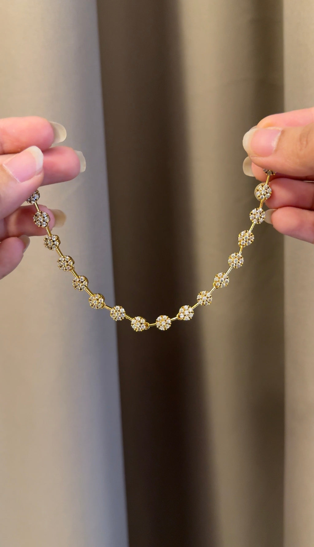 Simple AD stone choker with Studs