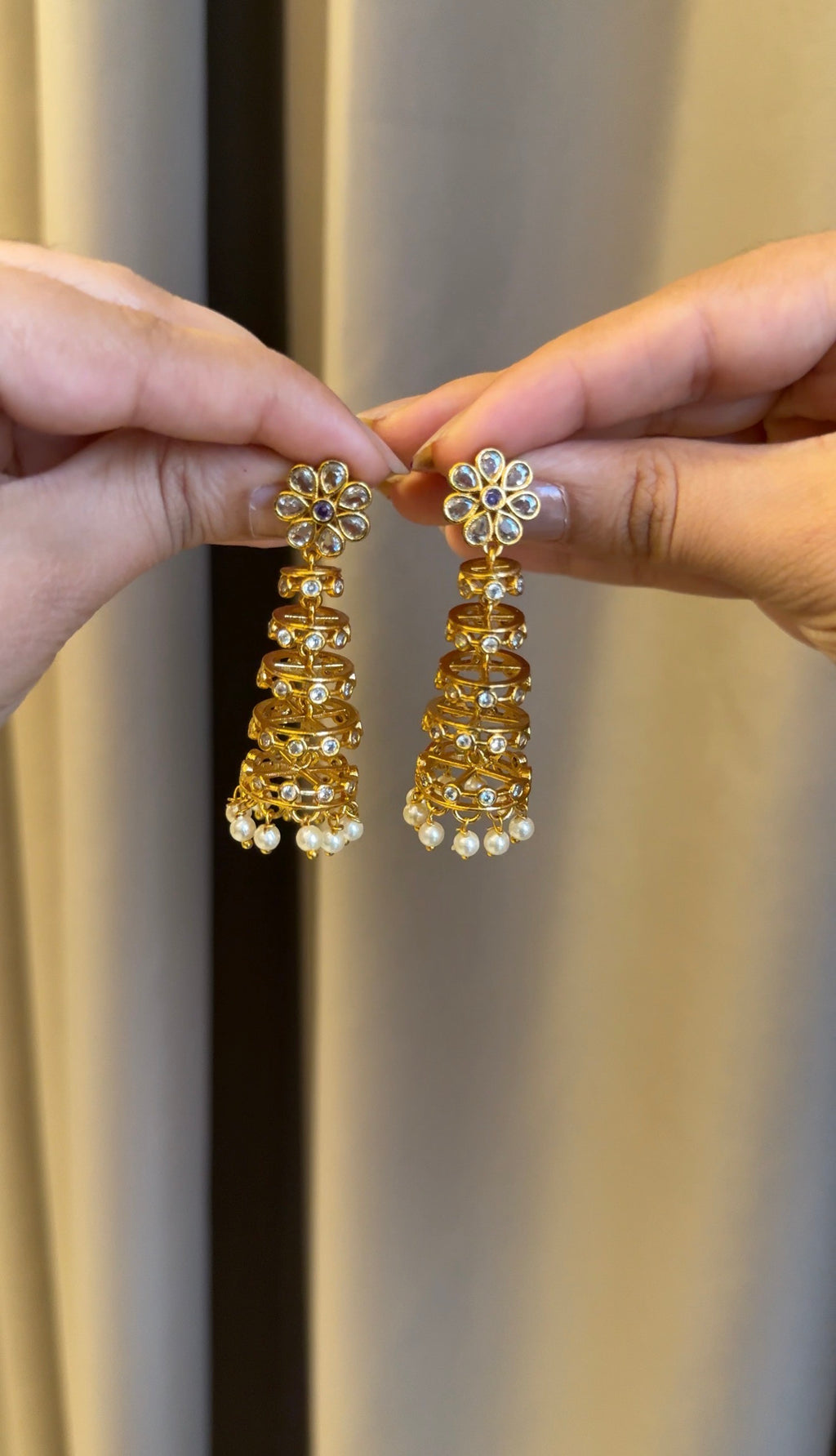Dancing Tower Jhumka 5 Layer
