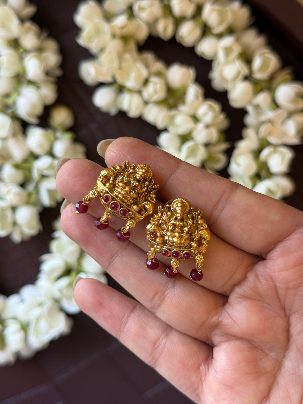 Simple Goddess Necklace with Earrings