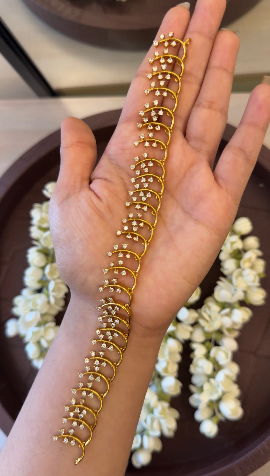 Gold look alike Diamond Necklace