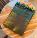Nayanthara Saree Green With Blouse
