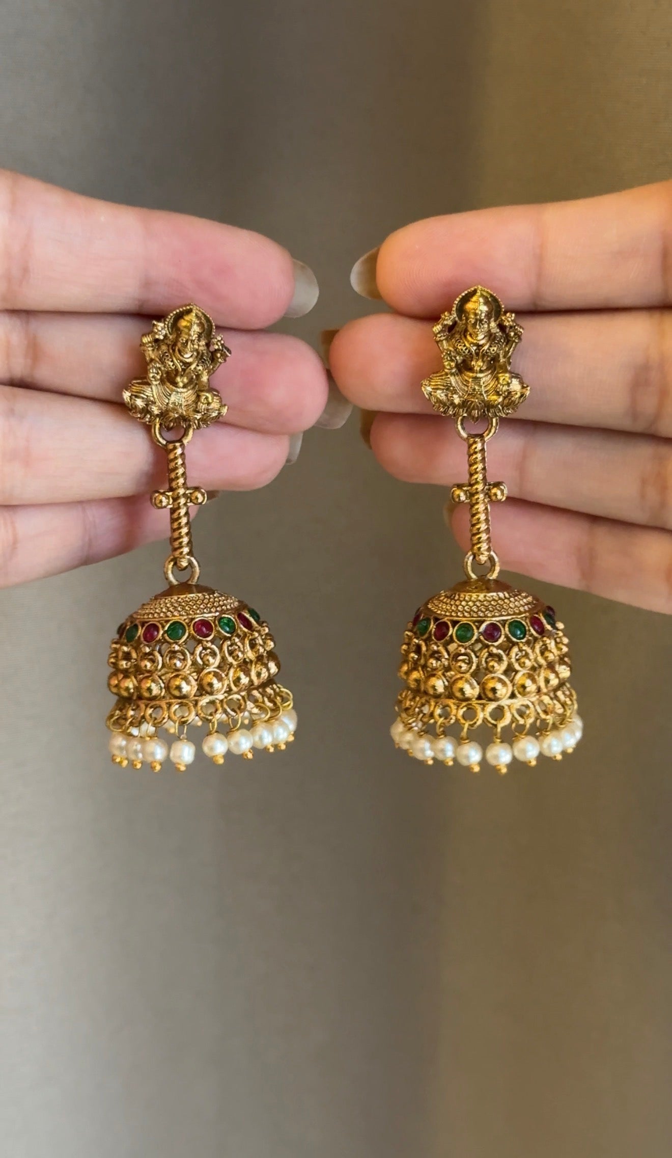 Spring Multi Jhumka