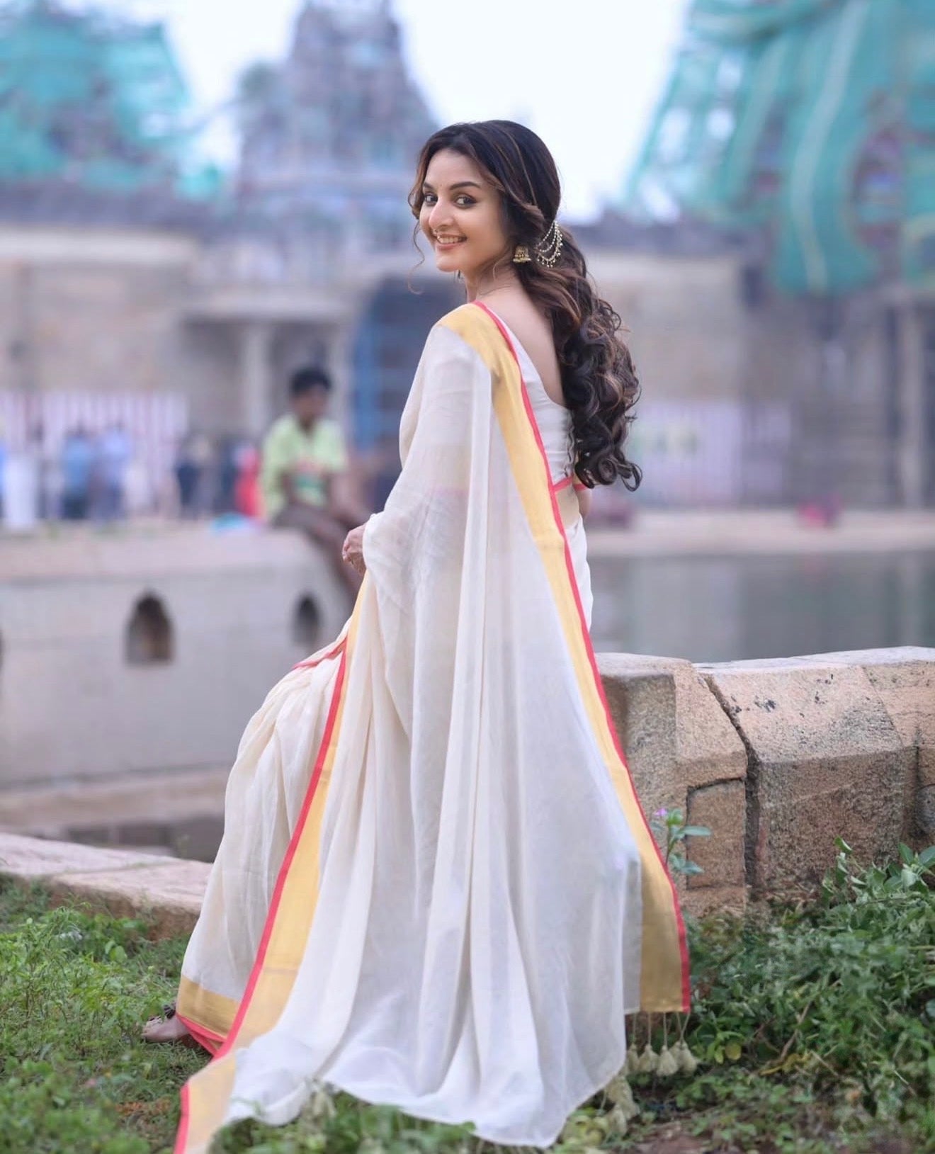 Manju Mul Cotton Saree