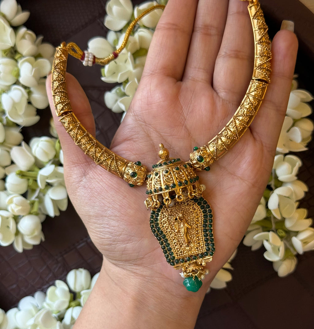 Elephant Necklace with Earrings