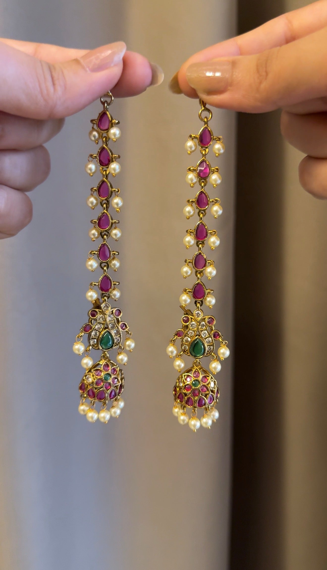 Peacock Earring with Maatil