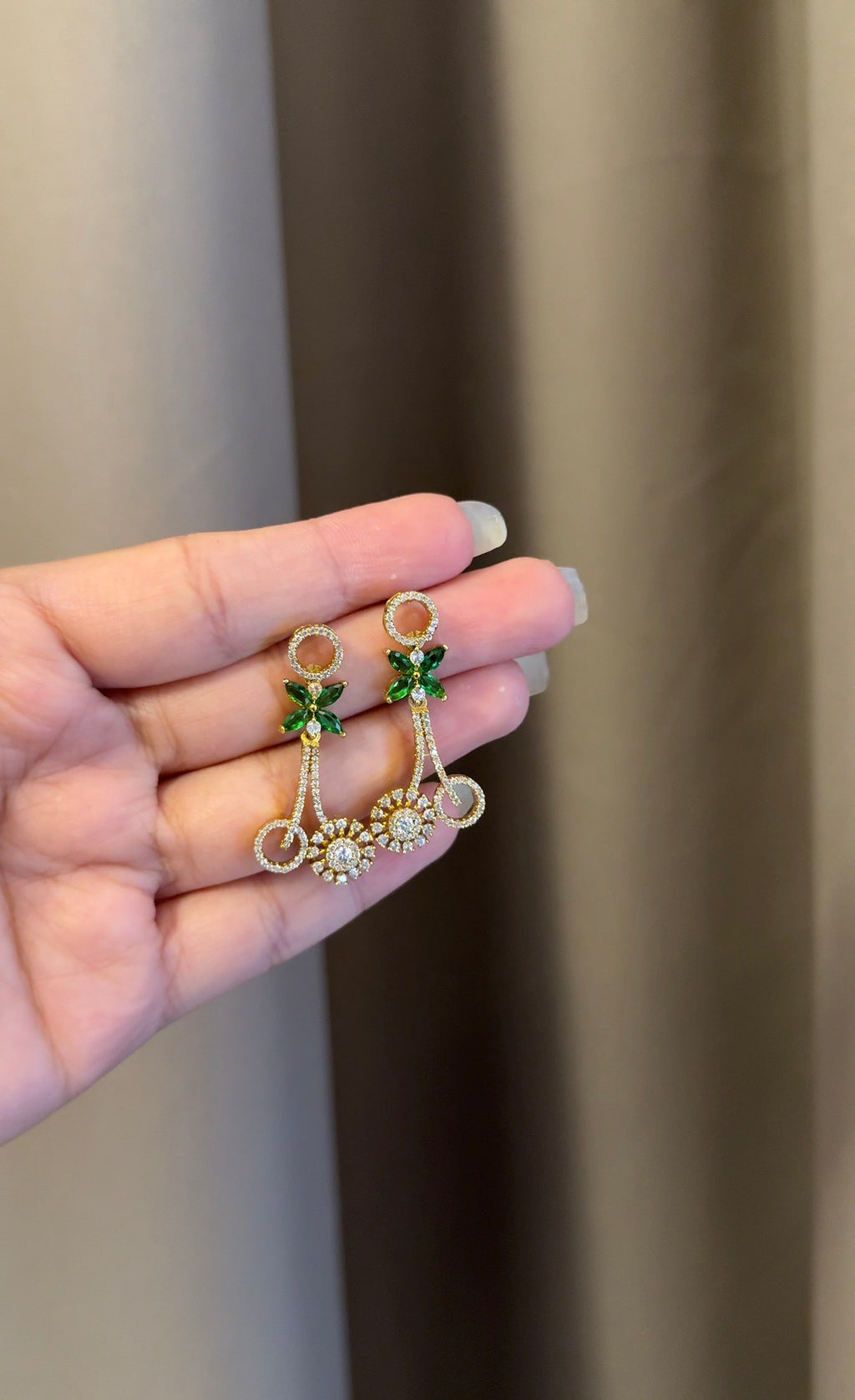 Premium AD stone choker with Earrings