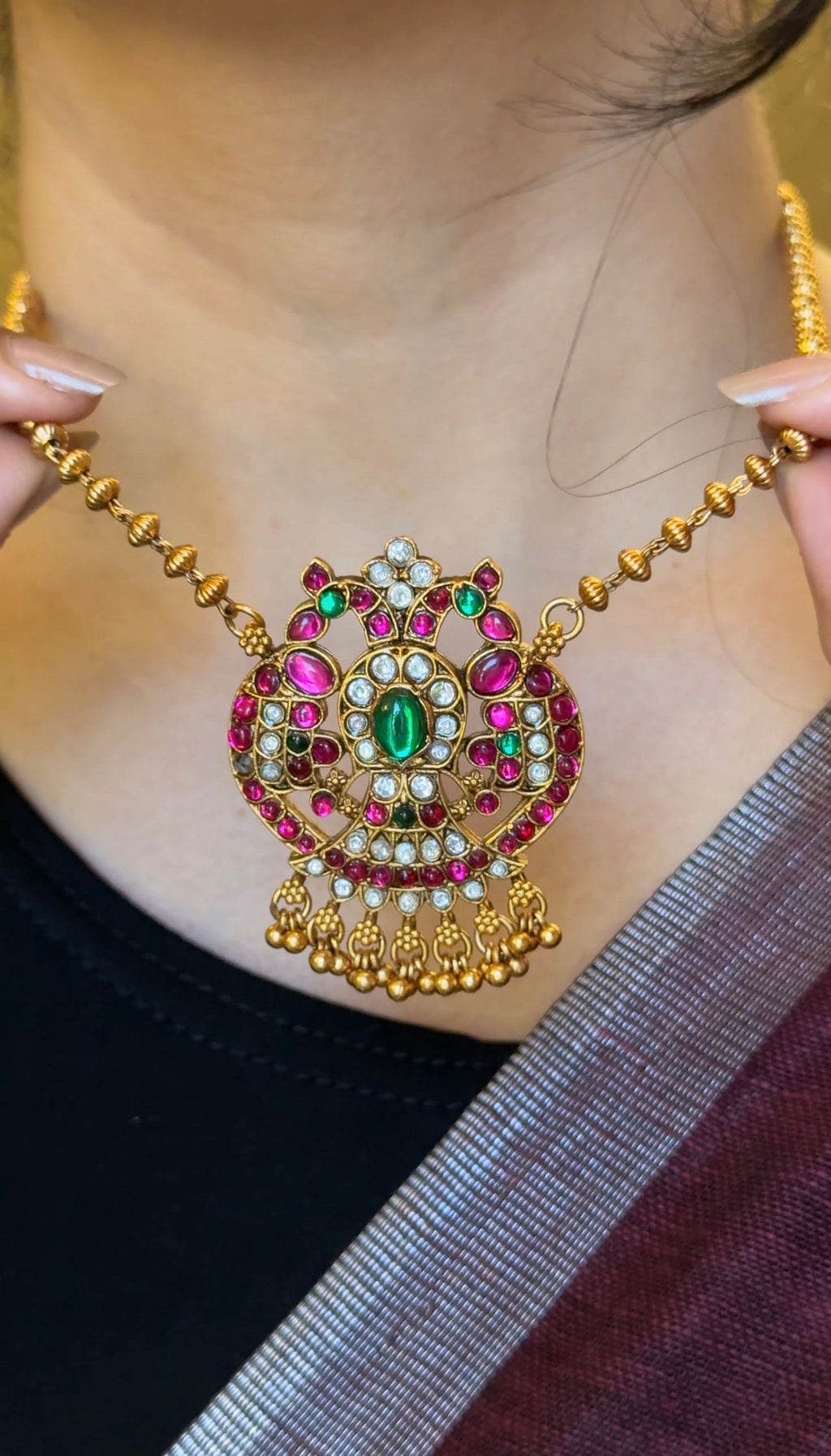 Kundan Haram with Earrings