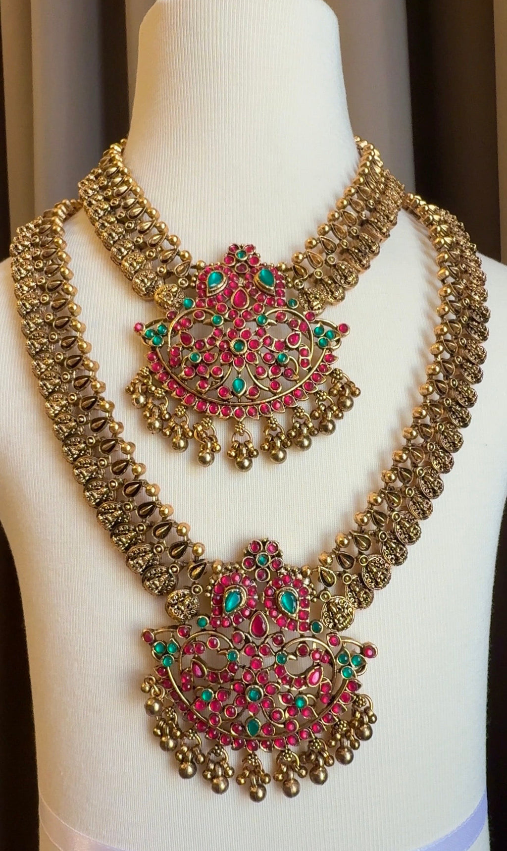 Heritage Kemp Bridal Haram Set with Earrings