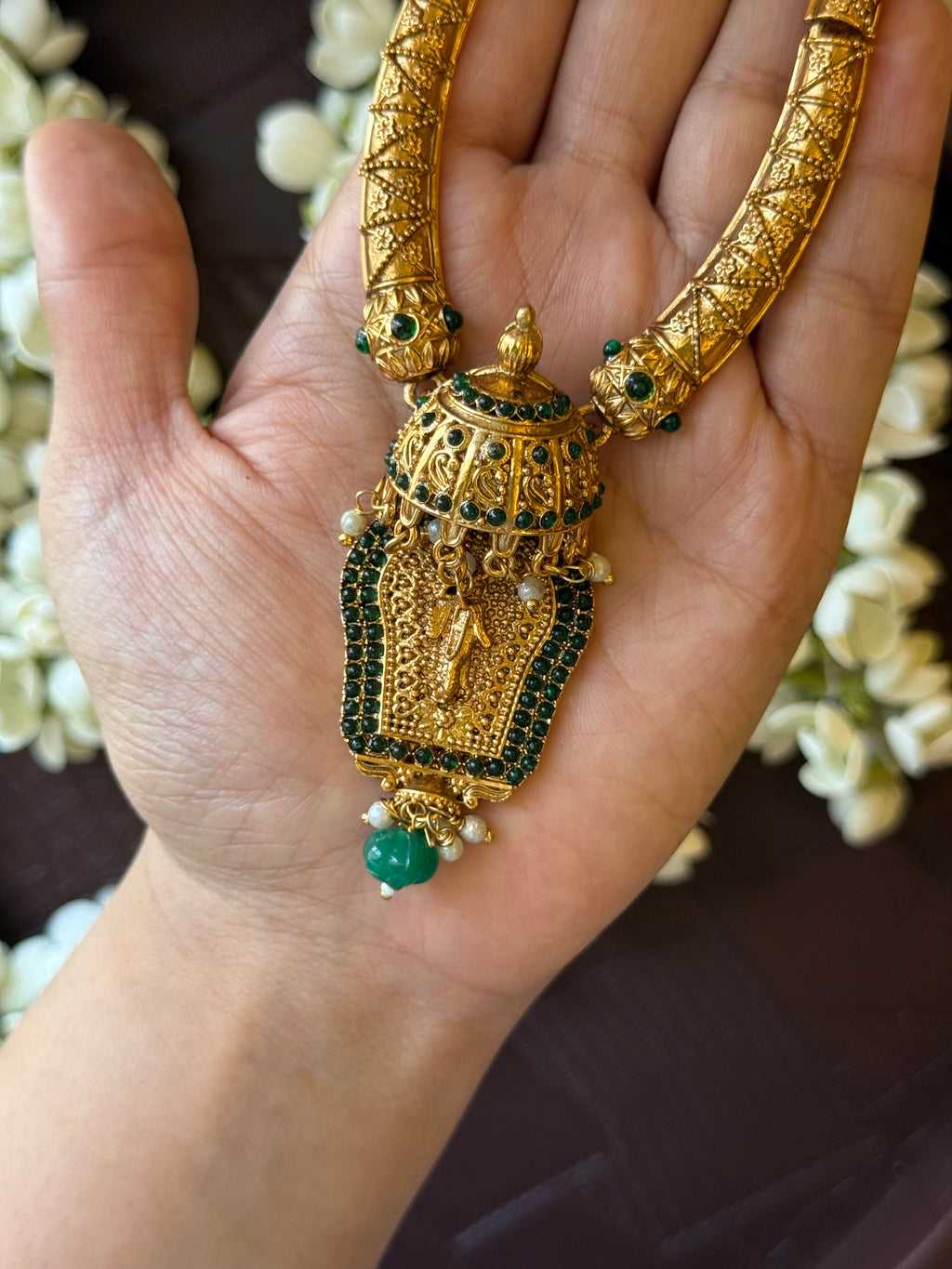 Elephant Necklace with Earrings