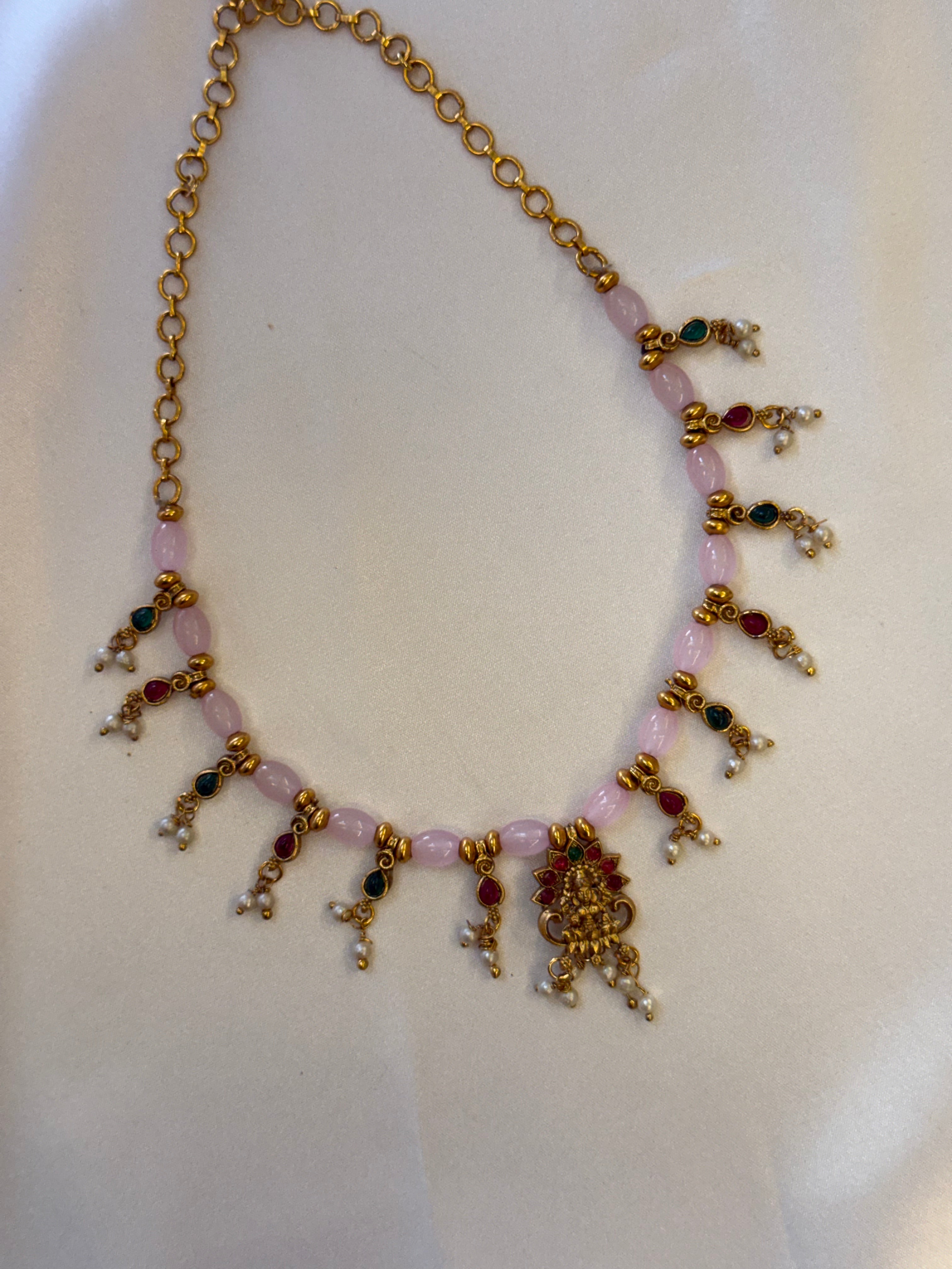 Pink Bead Necklace