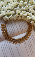 Gold Manga Mala with  Studs