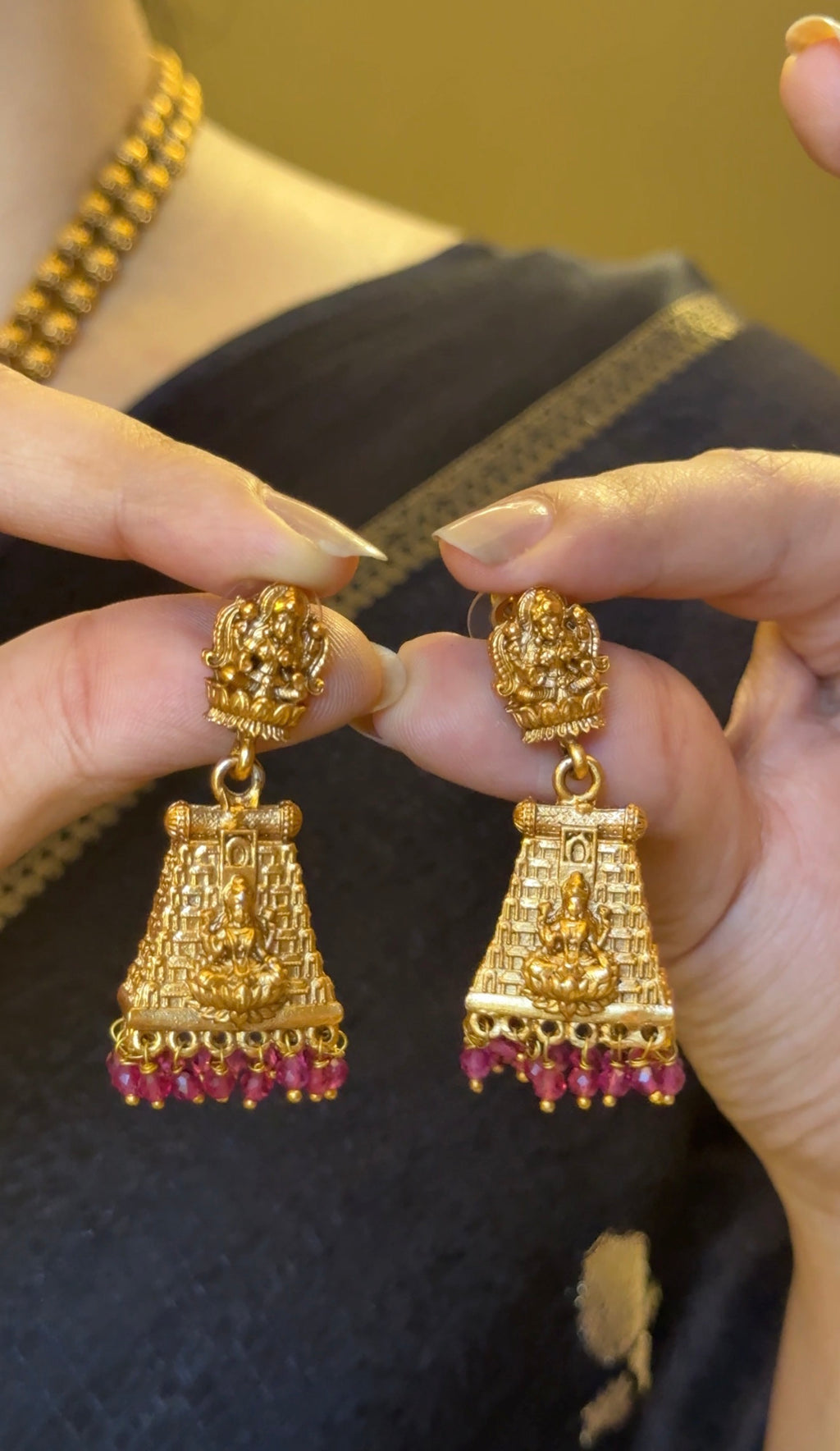 Temple Haram With Jhumka