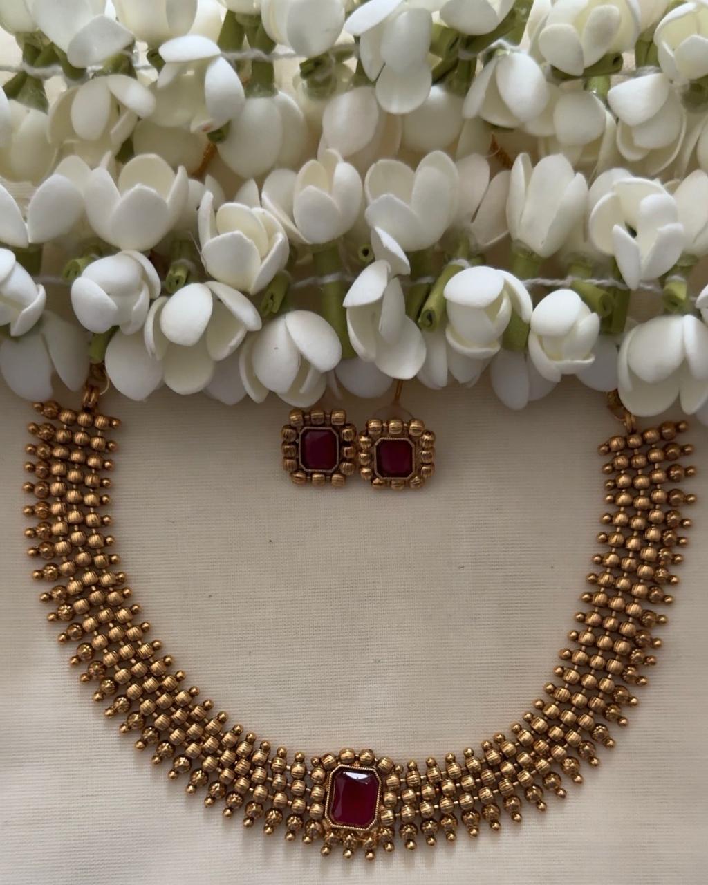 Stone sufi necklace