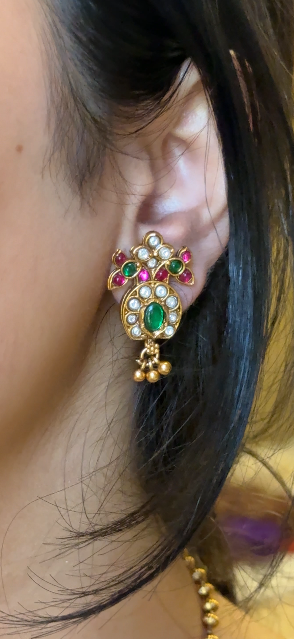 Kundan Haram with Earrings