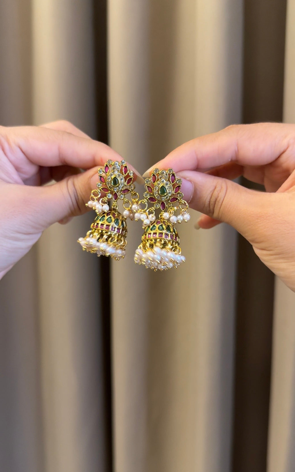 Premium Guttapusalu with Jhumka