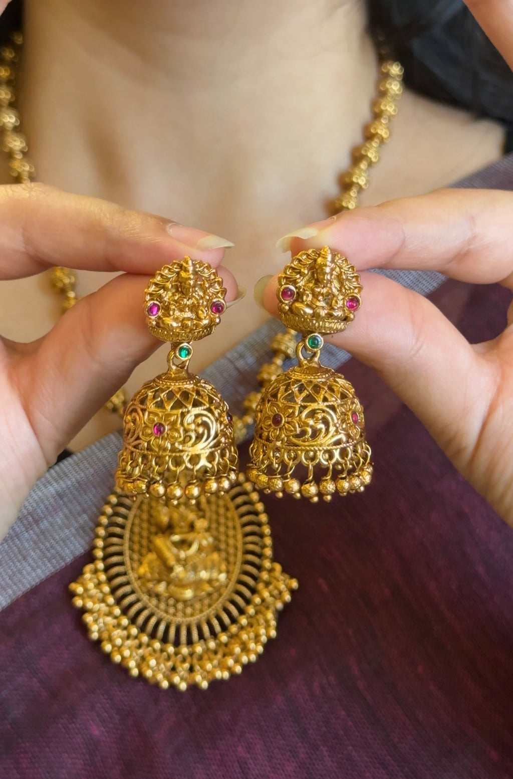 Devi Haram with Jhumka