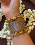 Elephant Raindrop Bangle Set