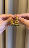 Green Jhumka small