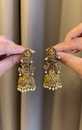 Antique pearl Jhumka
