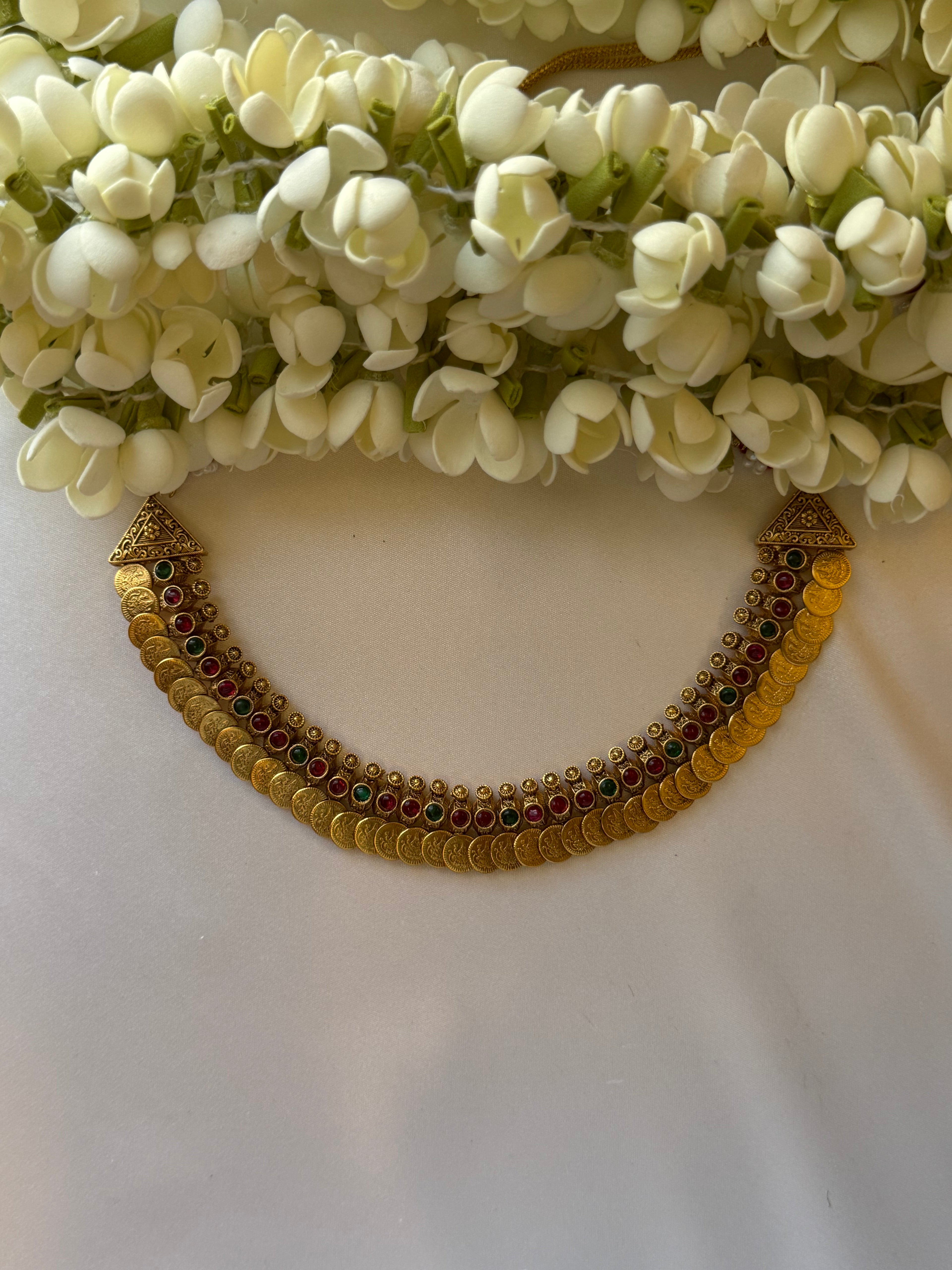 Kemp Coin Necklace with Earrings