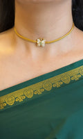 Simple Butterfly Choker with Earrings