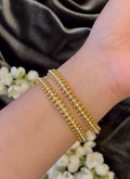 Pearl gold Bangle