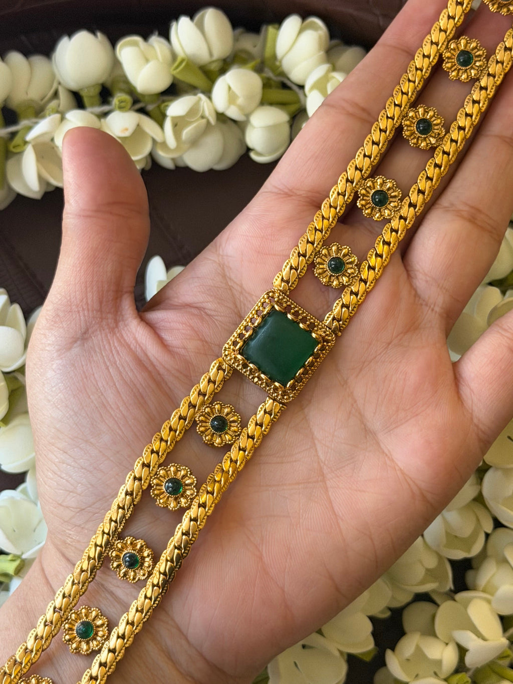 Best seller Green Choker with Earrings
