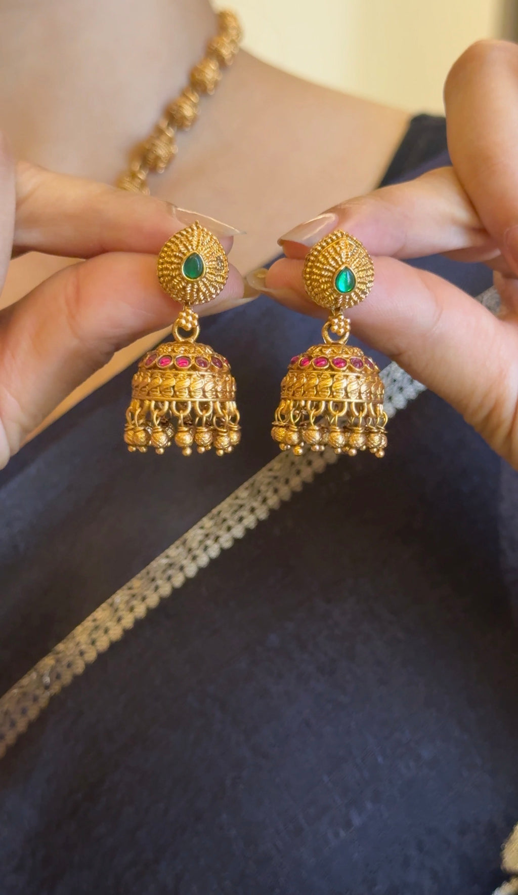 Non Idol Haram With Earrings