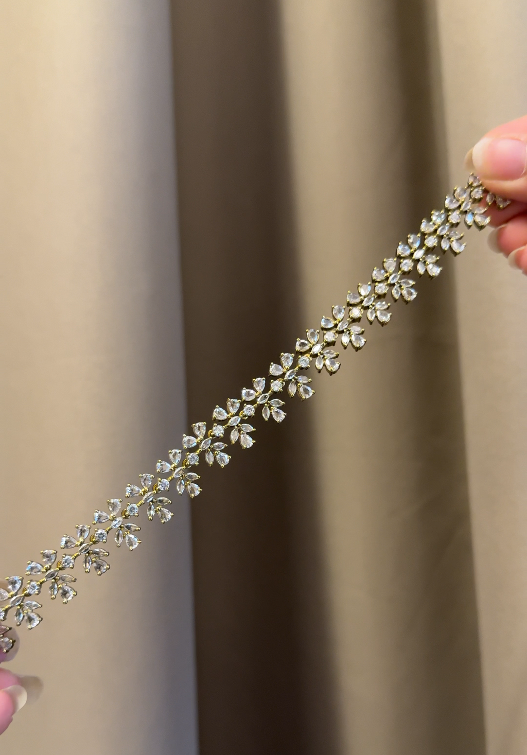 Premium AD stone Choker with Earrings