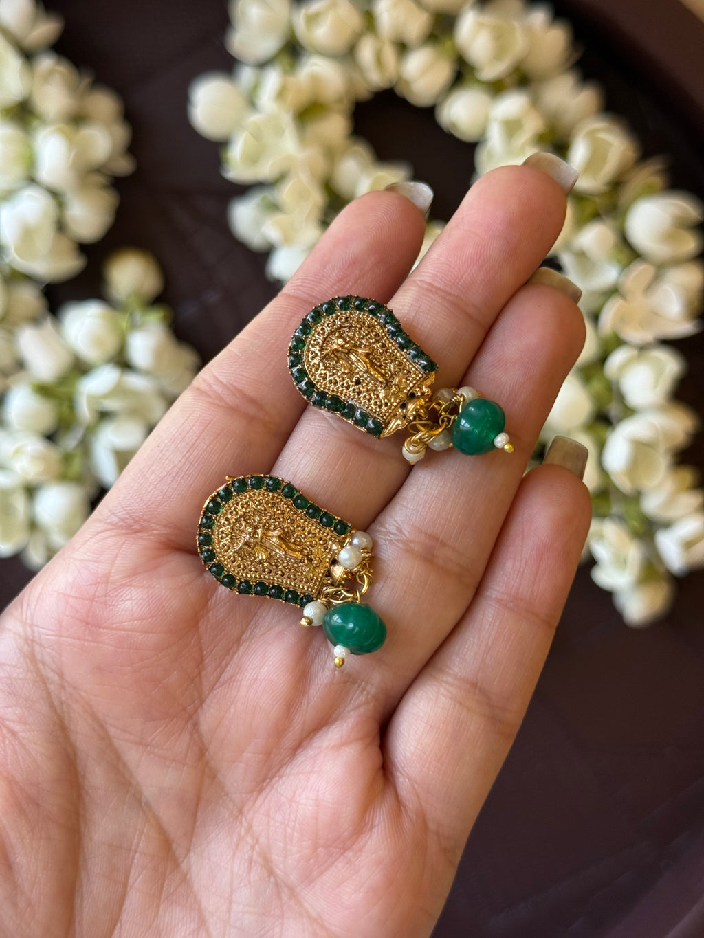 Elephant Necklace with Earrings