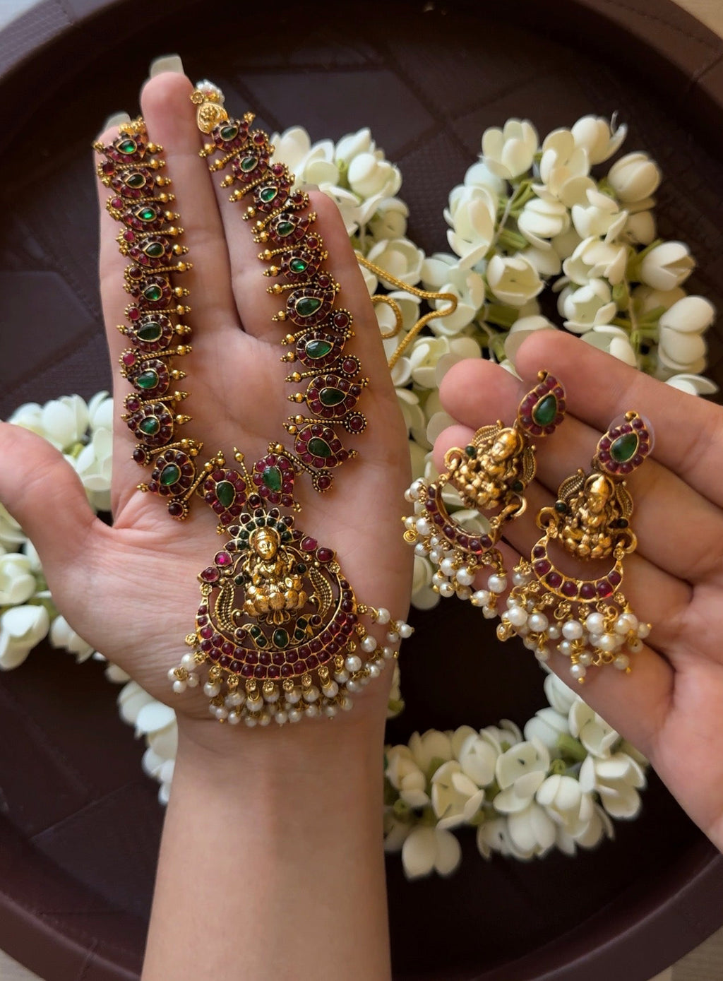 Kemp Necklace with Heavy Earrings