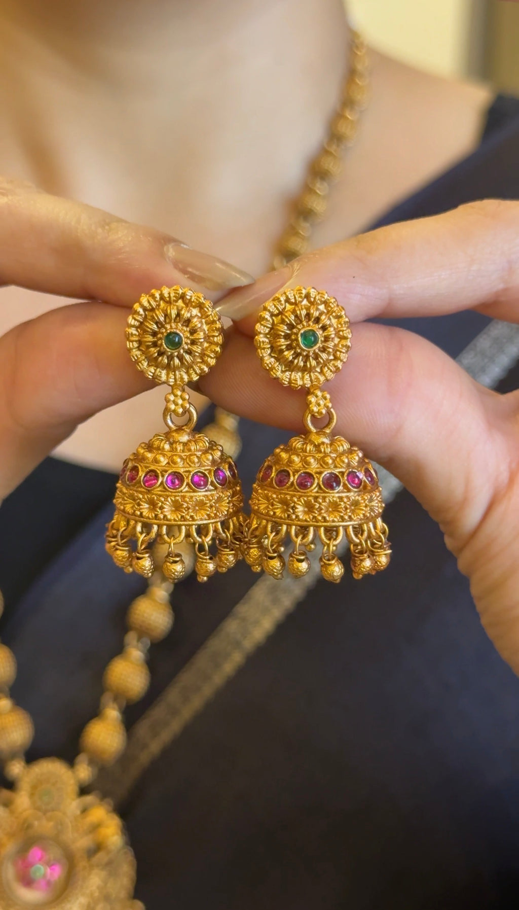 Non Idol Haram With Earrings