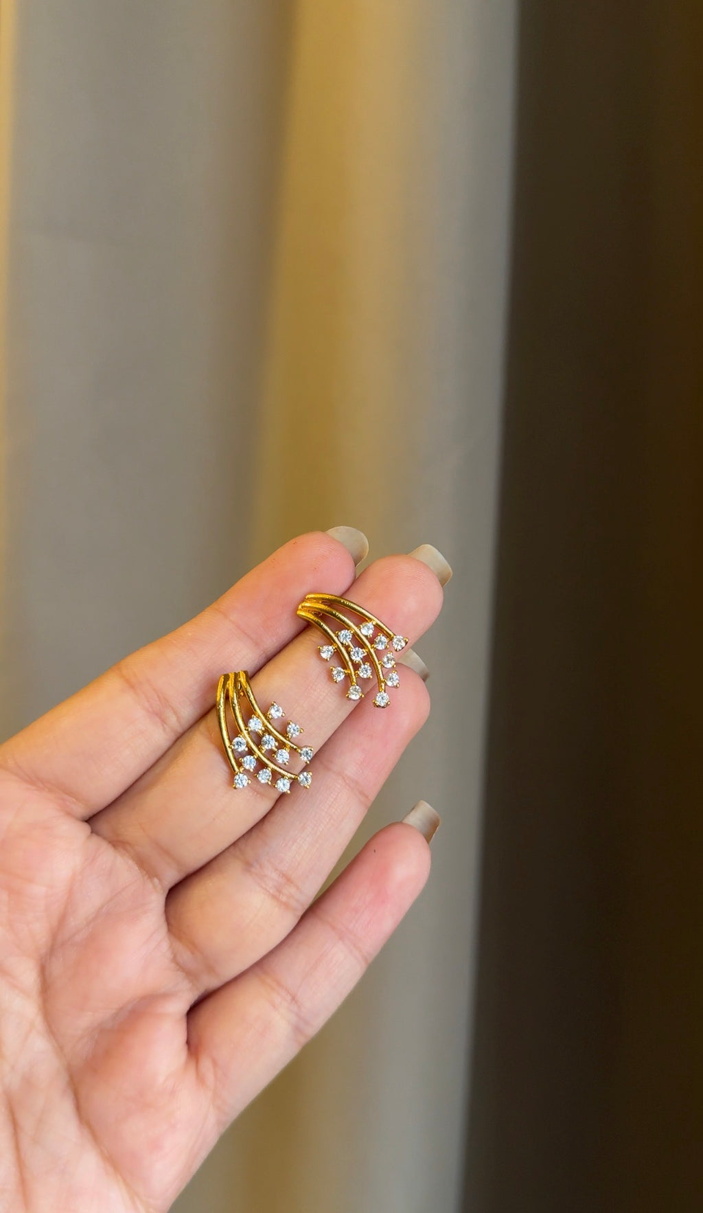 Gold look alike Diamond Necklace