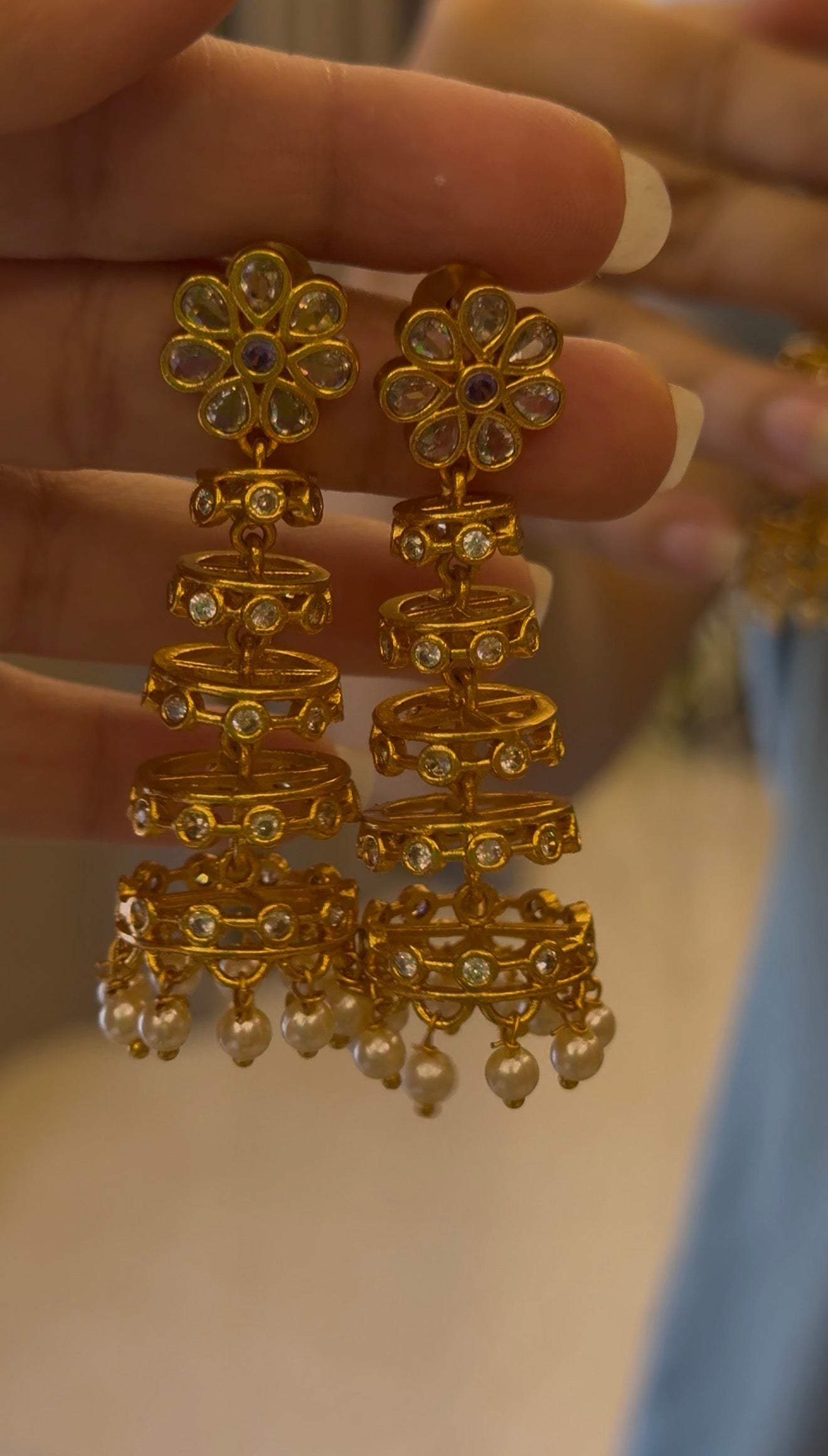 Dancing Tower Jhumka 5 Layer