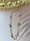 Three Layer Pearl Necklace
