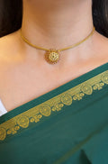 Flower Choker with Earrings