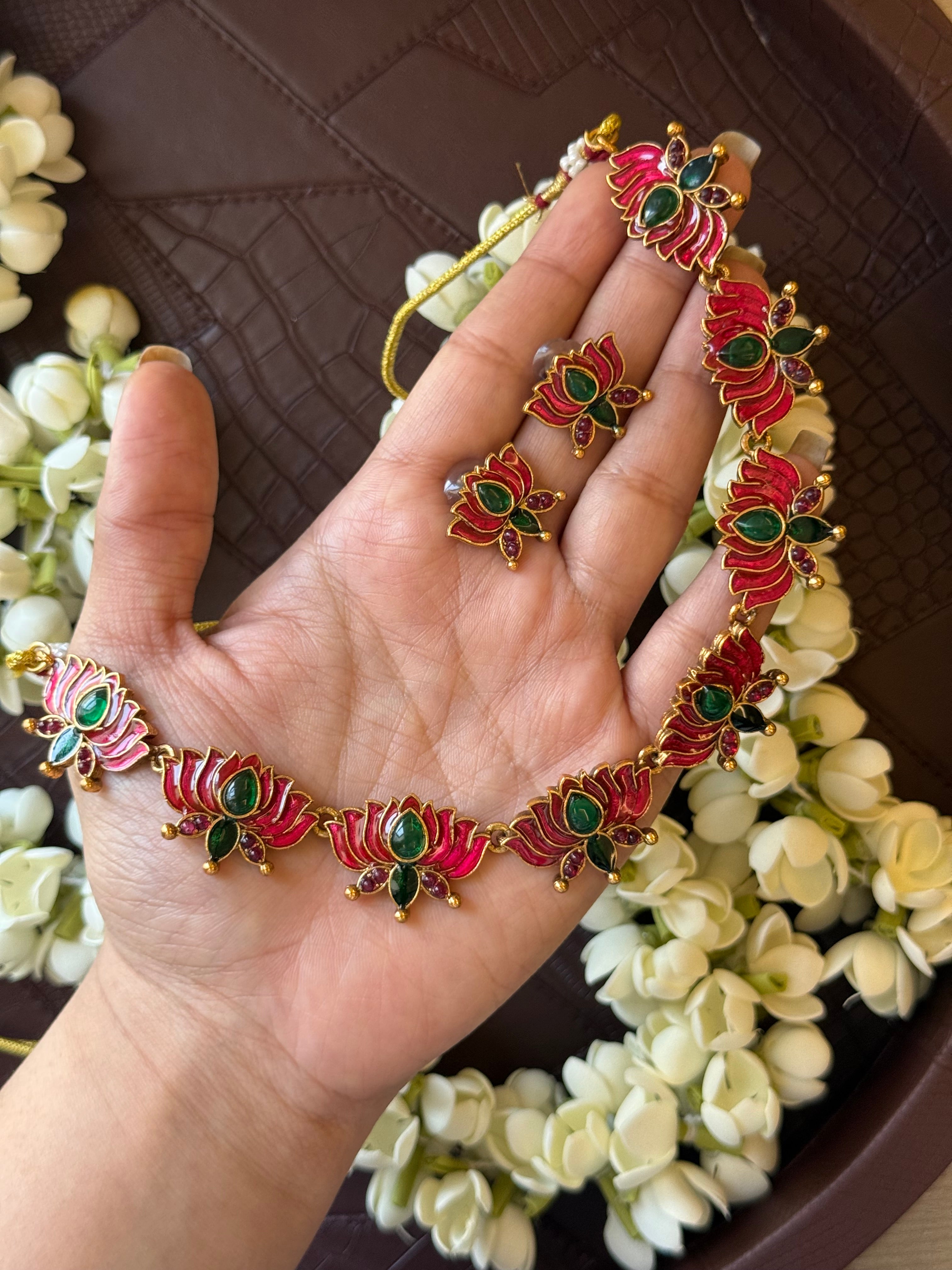 Budget Mix Lotus with Earrings