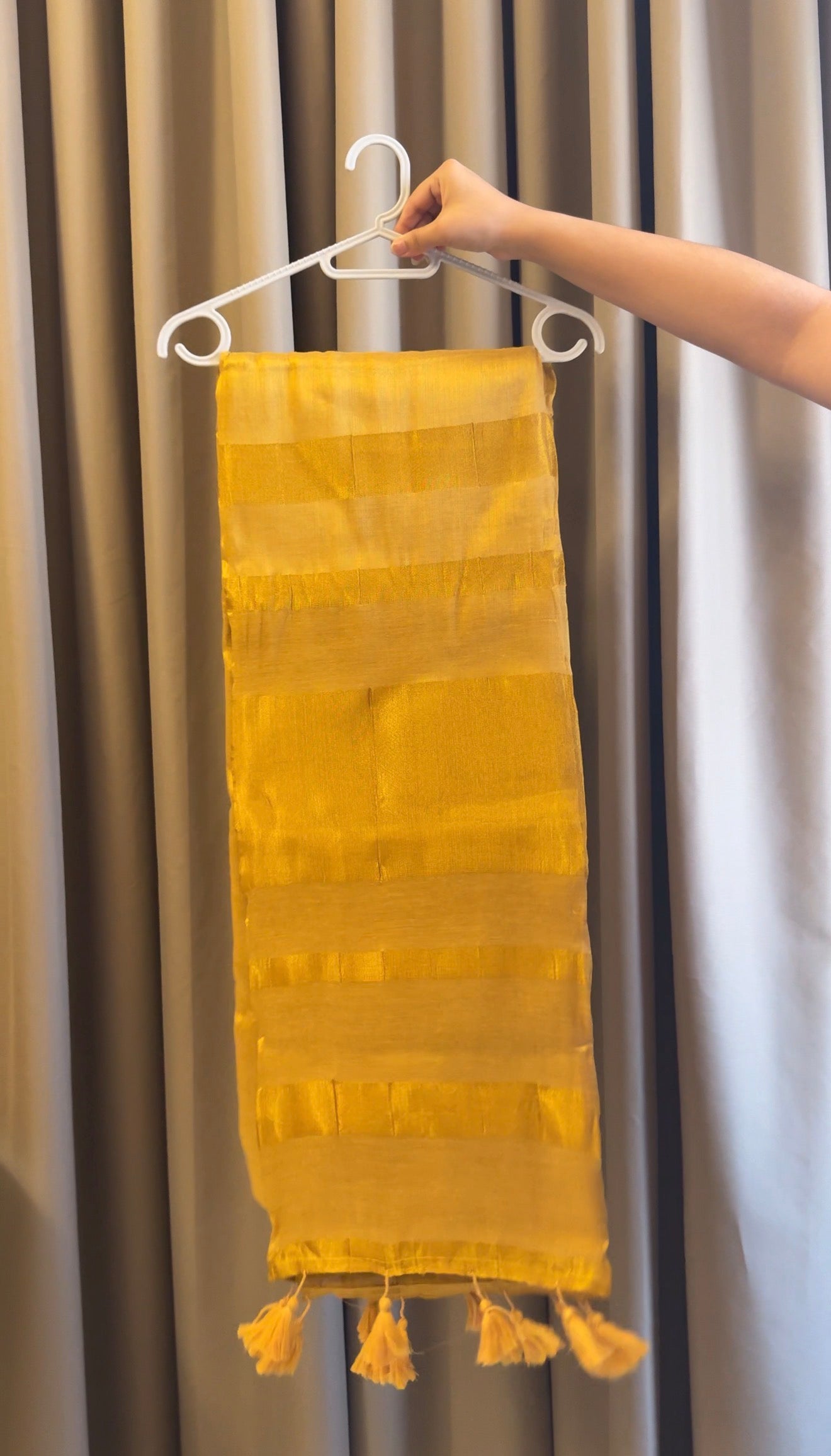 Golden Tissue Silk Onam Saree