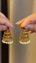 Dancing Tower Jhumka 3 Layer