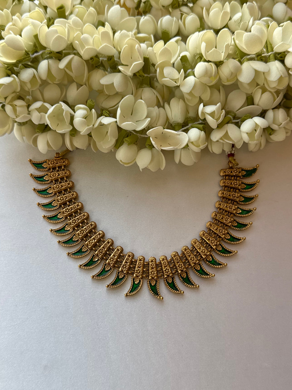 Green Mango Necklace with Earrings