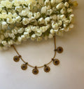 Non Idol Multi Pendant Necklace with Earrings
