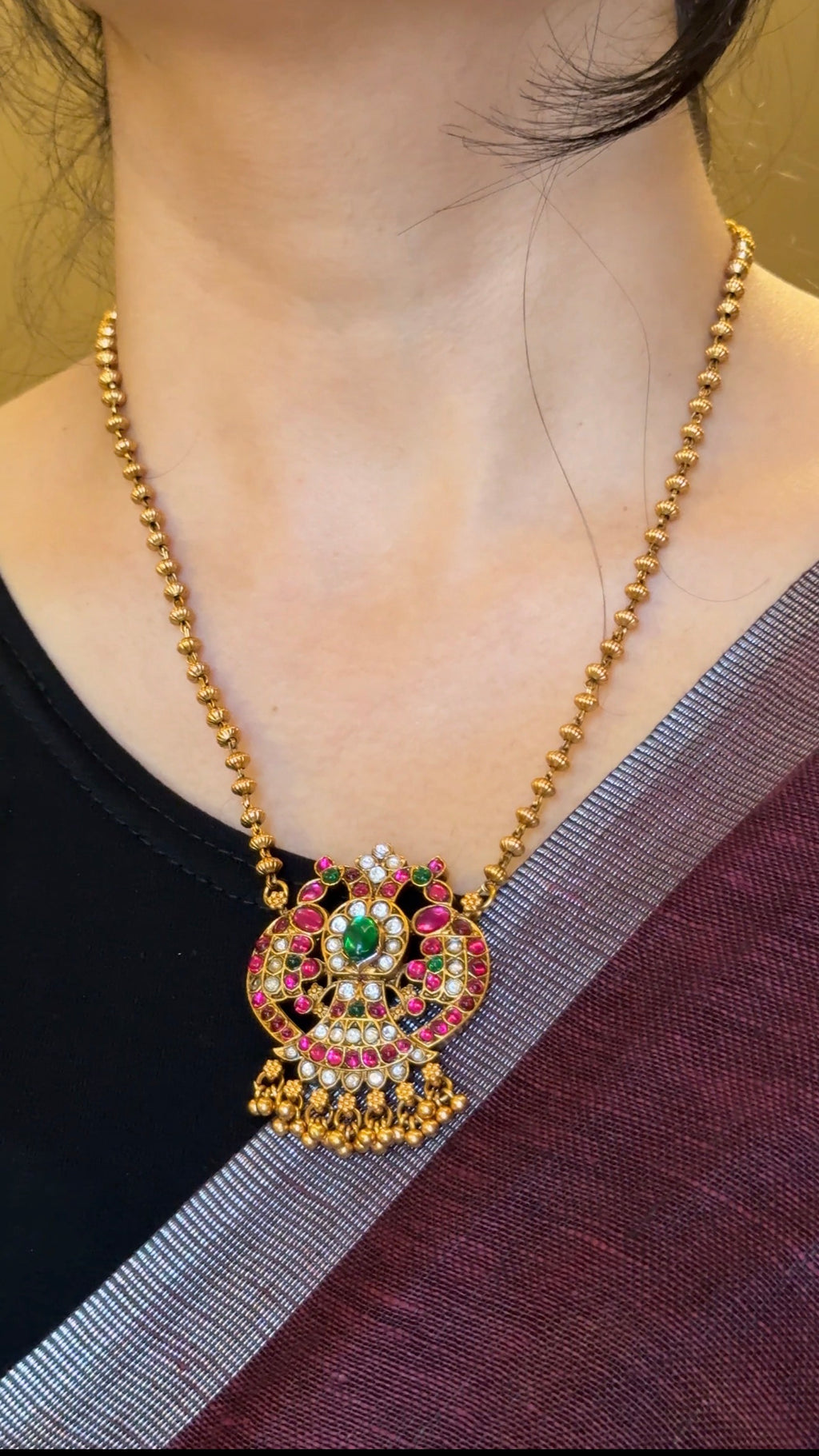 Kundan Haram with Earrings