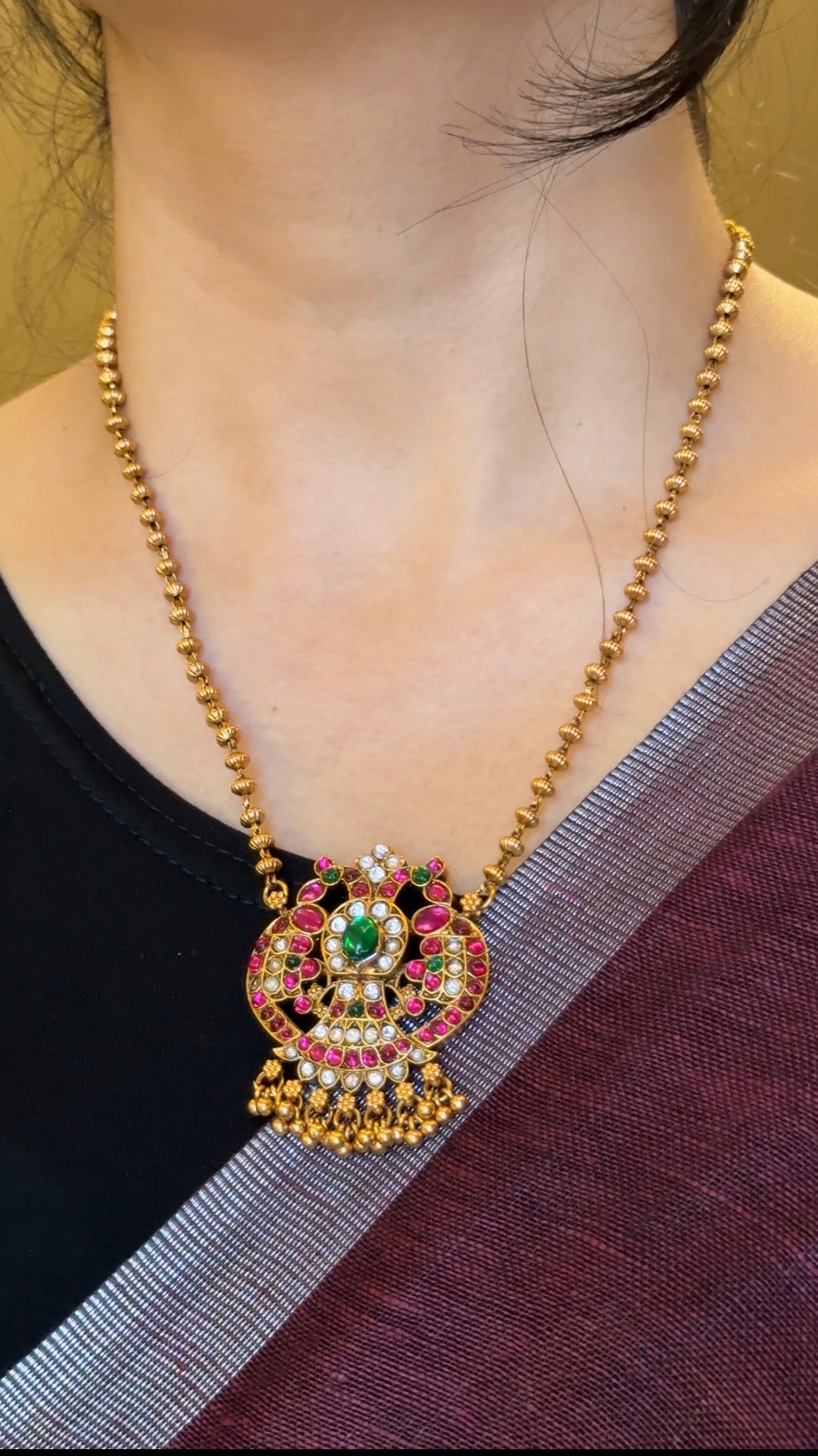 Kundan Haram with Earrings