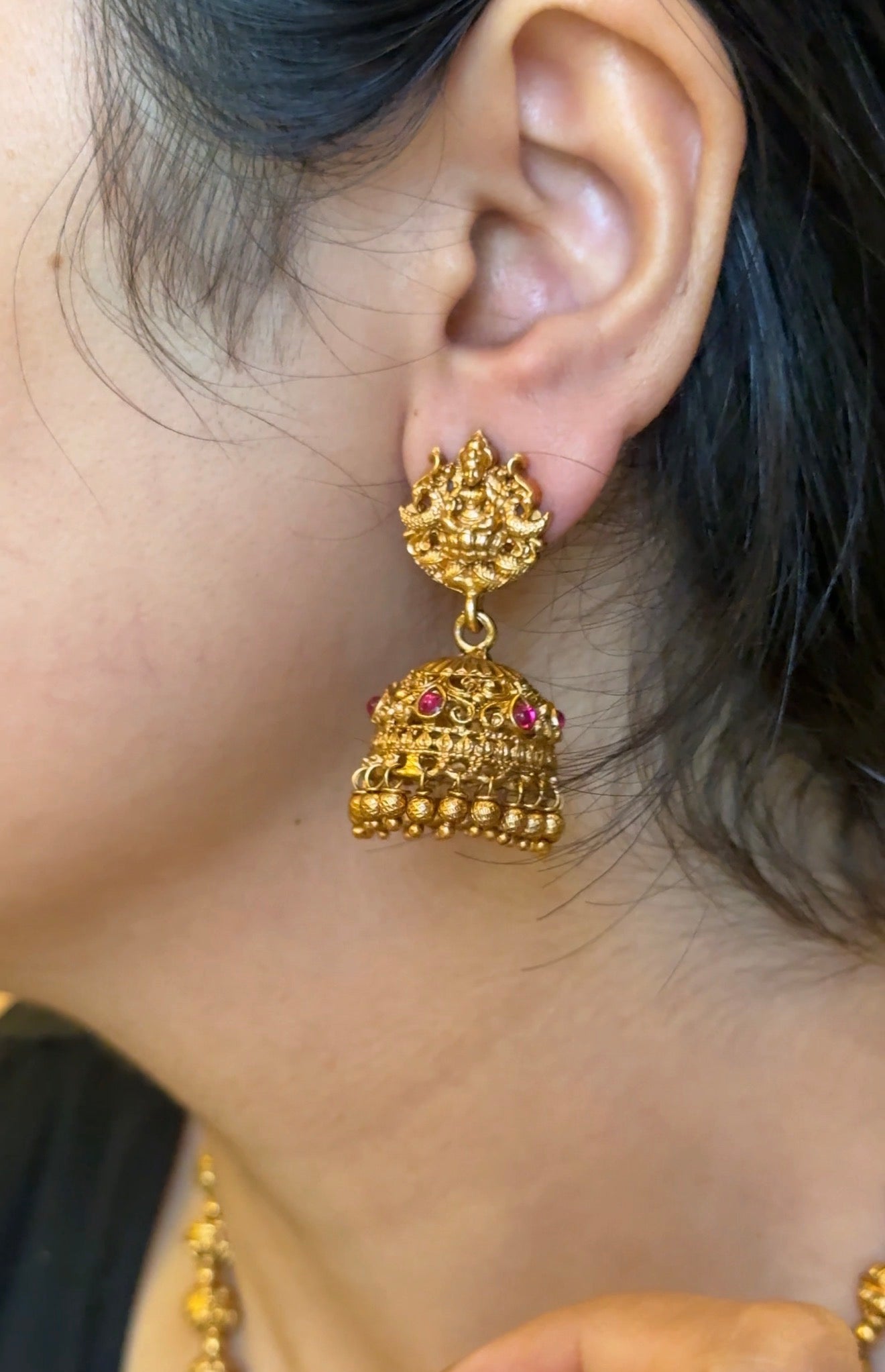 Lakshmi Haram with Jhumka