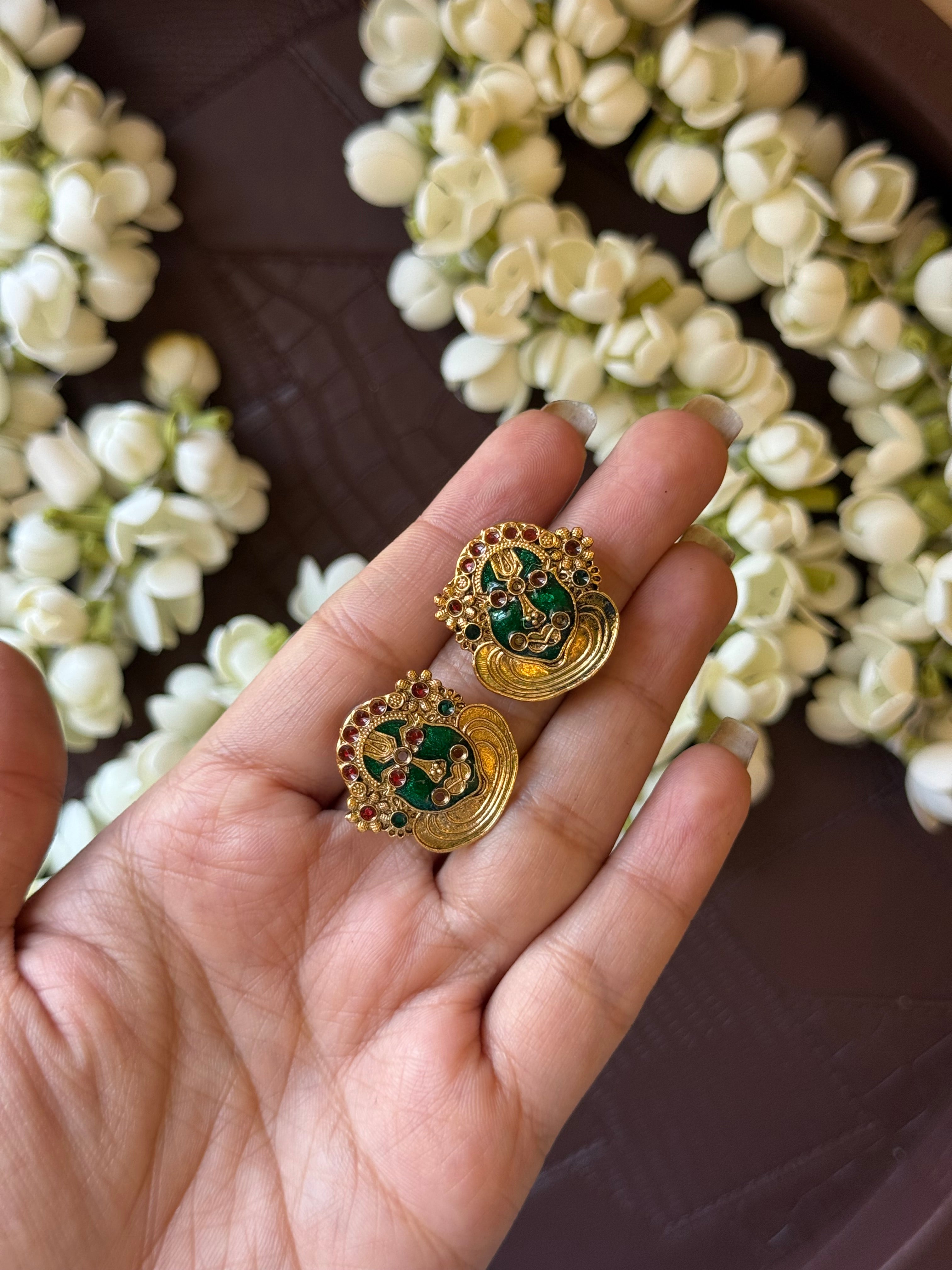 Kathakali Necklace with Earrings