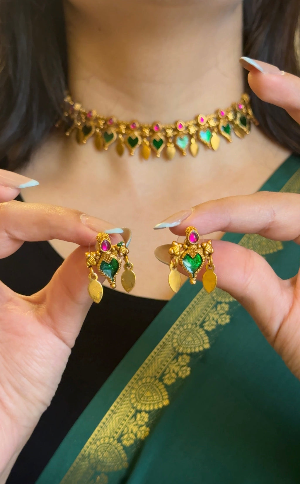 Palakka Ilakkathaali with Earrings