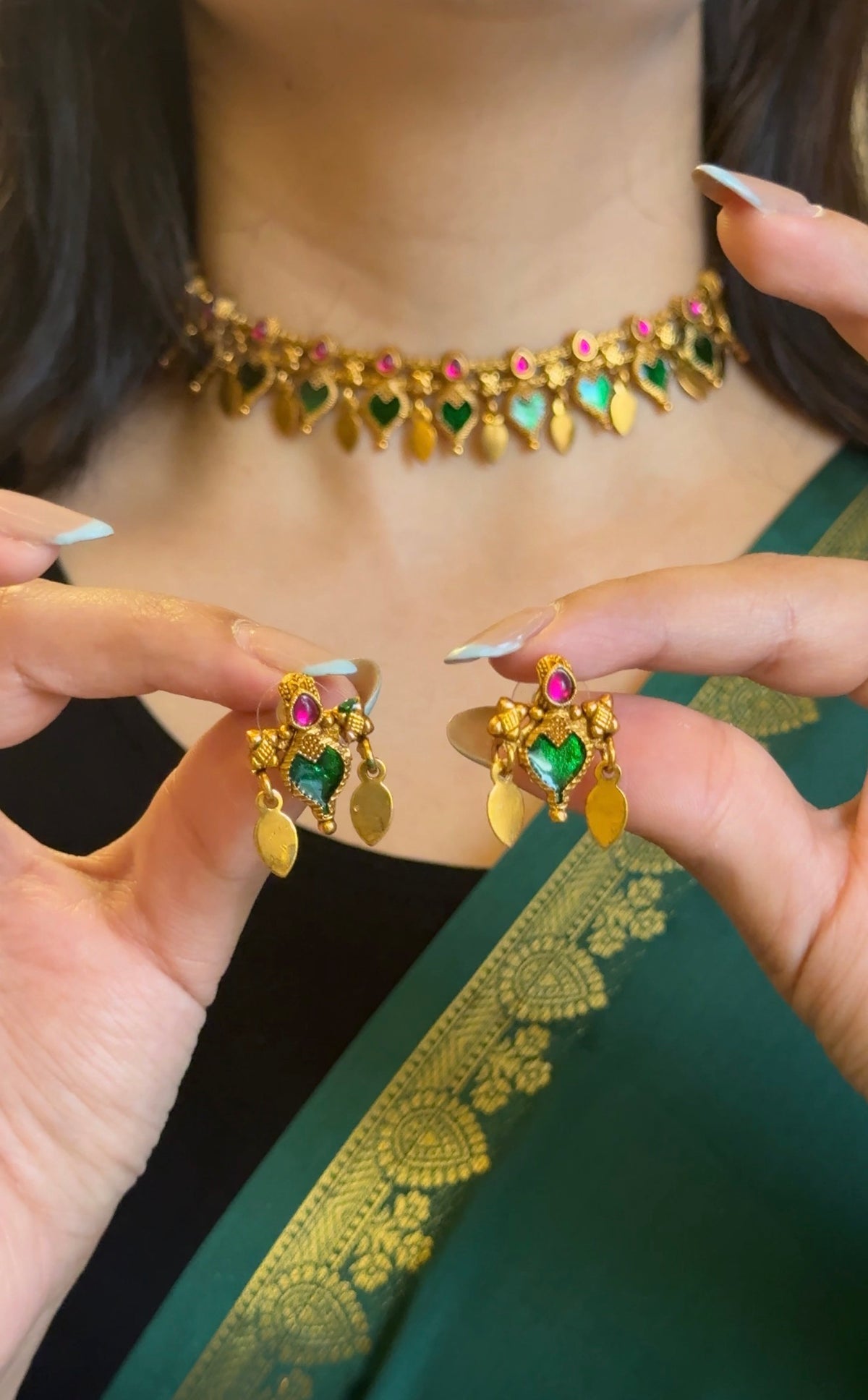 Palakka Ilakkathaali with Earrings